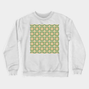 Orange and white abstract pattern background Crewneck Sweatshirt